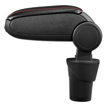 Armsteun Nissan Micra K13 vf 2010 kunstleer zwart rood stiks, Verzenden, Nieuw
