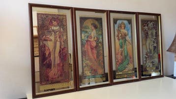 Alphons Mucha (1860-1939) (after) - The four seasons -