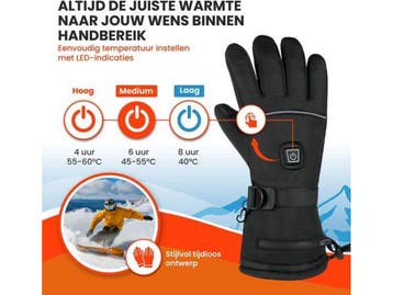 TTD® Verwarmde Handschoenen XL - Oplaadbare Wanten - 3, Kleding | Heren, Verzenden, Nieuw