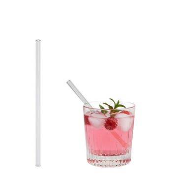 GGM Gastro | (50 stuks) Glazen rietjes - recht - 150mm - ø |, Verzenden
