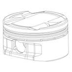 CP Piston & Ring Set for Acura/Honda K24 w/K20A/A2 Bore, Ophalen of Verzenden, Nieuw
