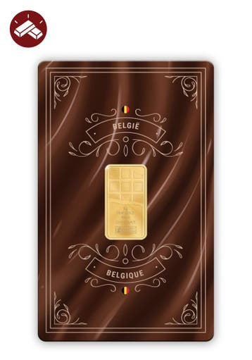 Goudbaar 5 gram ‘Chocolade’, Verzenden