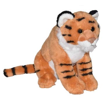 Wild Republic tijger knuffel - pluche - geluid - 20 cm, Verzenden, Nieuw