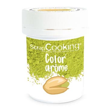 ScrapCooking Pistache Smaak- en Kleurpoeder Groen 10g, Verzenden, Nieuw
