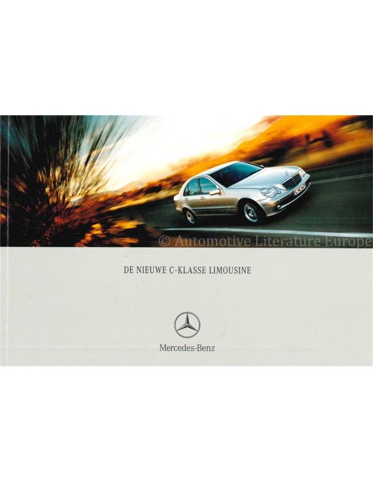 2000 MERCEDES BENZ C KLASSE SEDAN BROCHURE NEDERLANDS, Boeken, Auto's | Folders en Tijdschriften