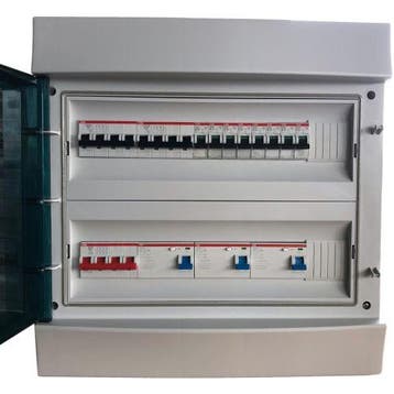 ABB groepenkast IP65 met 8 groepen, 2 krachtgroepen, 3, Ophalen of Verzenden, Nieuw