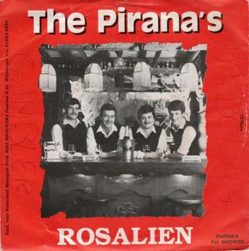 Piranas - Rosalien + Radio de Spoetnik (Vinylsingle), Nieuw in verpakking