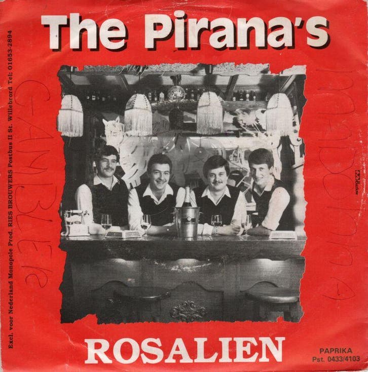 Piranas - Rosalien + Radio de Spoetnik (Vinylsingle), Cd's en Dvd's, Vinyl | Nederlandstalig