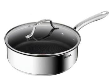 Veiling - TEFAL Koekenpan met deksel 24 cm, Huis en Inrichting, Keuken | Potten en Pannen, Nieuw