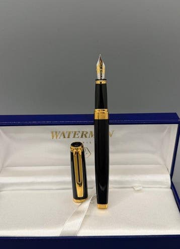 Waterman - Exception Ideal Black - Vulpen, Verzamelen, Pennenverzamelingen, Nieuw