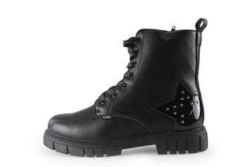 Soliver Veterboots in maat 39 Zwart, Verzenden, Zwart, Overige typen, Zo goed als nieuw