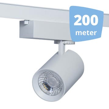 LED RAILVERLICHTING EOS WIT 200 SPOTS + 200M RAILS