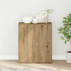 vidaXL Dressoir Artisan Eiken 60x31x70 cm Engineered Wood, Huis en Inrichting, Verzenden, Nieuw, Overige houtsoorten