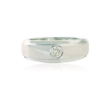 Ring - 14 karaat Witgoud - 0.23ct. tw. Diamant (Natuurlijk), Sieraden, Tassen en Uiterlijk, Nieuw