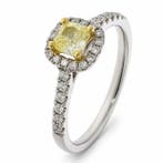 Zonder minimumprijs - Ring - 18 karaat Witgoud - 0.77ct. tw., Nieuw