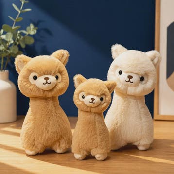 Kawaii Alpaca Pluche Knuffel - Zachte Llama Pluche Dier Spee