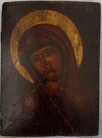 Icoon - Moeder Gods - Hout