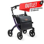 Rollz Flex rollator - zwart - outlet/afhaal, Ophalen of Verzenden, Nieuw