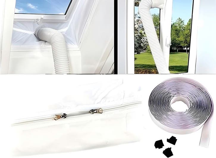 FDBW - Airco raamafdichtingskit - 400 cm, Witgoed en Apparatuur, Airco's, Nieuw, Verzenden