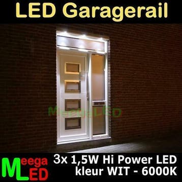 LEDgaragerail met Hi Power LEDs - diverse lengten en LEDs, 120 cm of meer, Overige typen, Minder dan 200 cm, Nieuw