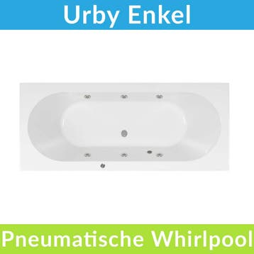 Whirlpool Pneumatisch BWS Urby 180x80 cm Enkel Systeem, Ophalen of Verzenden, Nieuw, Bad