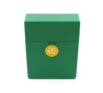 Color groot sigarettendoosje - Groen, Verzenden, Nieuw, Tabaksdoos of Verpakking