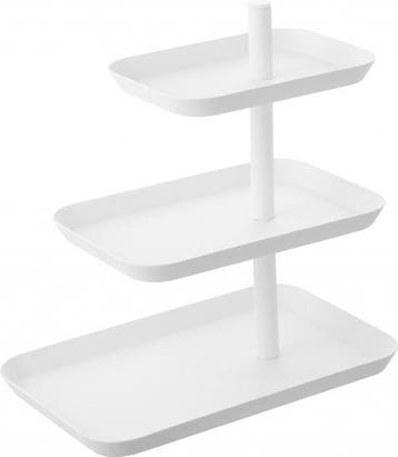 Yamazaki Etagere 3-laags Tower Wit, Nieuw