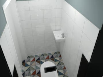 Wandtegel Rako System Glans Wit 15x20 (Muurtegels), Nieuw, 20 tot 40 cm, 10 m² of meer, Wandtegels