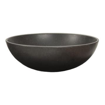 Brauer Molten Waskom - Rond - 42 cm - Natuursteen Basalt -, Ophalen of Verzenden, Nieuw