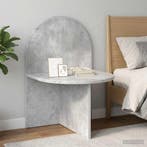 vidaXL Nachtkastje 2 pcs Betongrijs 48 x 49 x 65 cm, Verzenden, Nieuw, 55 tot 70 cm, 45 tot 65 cm