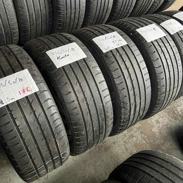 4 x Kumho 235-50-18 Zomerbanden 5mm, 18 inch, Gebruikt, Ophalen of Verzenden, 235 mm