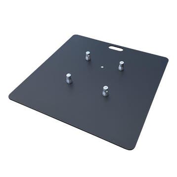 Universele truss baseplate staal 73 x 73 cm - 6mm dik zwart, Verzenden, Nieuw