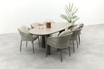 Taste Florence/Denia 6-persoons organische tuinset 240x105, Tuin en Terras, Tuinsets en Loungesets, Verzenden, Nieuw, Overige materialen