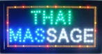 Thaise Massage LED bord lamp verlichting lichtbak reclamebor, Verzenden, Nieuw