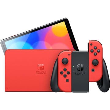 Nintendo Switch OLED Mario Edition (Nette Staat), Spelcomputers en Games, Spelcomputers | Nintendo Switch, Ophalen of Verzenden