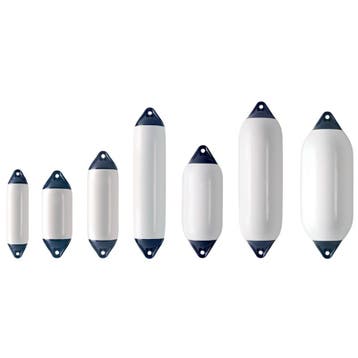 Polyform Fender F-serie Wit Blauwe Kop, Watersport en Boten, Ophalen of Verzenden, Nieuw, Zeilboot of Motorboot