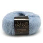 DROPS Kid-Silk Uni Colour - 08 licht denimblauw - Mohair G, Ophalen of Verzenden, Nieuw