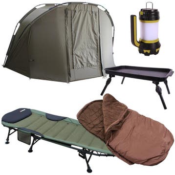 Ultimate Deluxe Nightfishing Carp Set, Watersport en Boten, Hengelsport | Algemeen, Verzenden, Nieuw