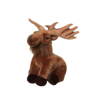 Pluche eland knuffel - 32 cm - knuffeldier - cadeau, Kinderen en Baby's, Speelgoed | Knuffels en Pluche, Verzenden, Nieuw