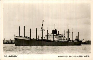 Schepen/ boten - Ansichtkaart (125) - 1900-1999, Gelopen