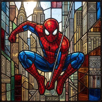 MEDSAN - Stained Glass Spider-Man () - UNIQUE