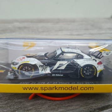Spark 1:43 - Model raceauto - BMW Z4 n°76 24 Hours of Spa, Nieuw