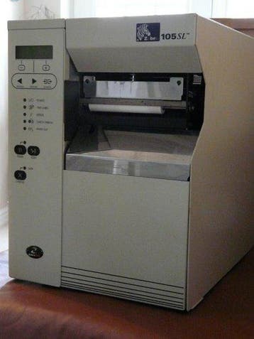 Zebra 105SL Thermal Barcode Label Printer - 203Dpi Parallel, Ophalen of Verzenden, Gebruikt, Zebra