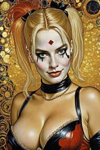 Jacob Hitt - does Harley Quinn Gold w/COA XXL, Nieuw in verpakking