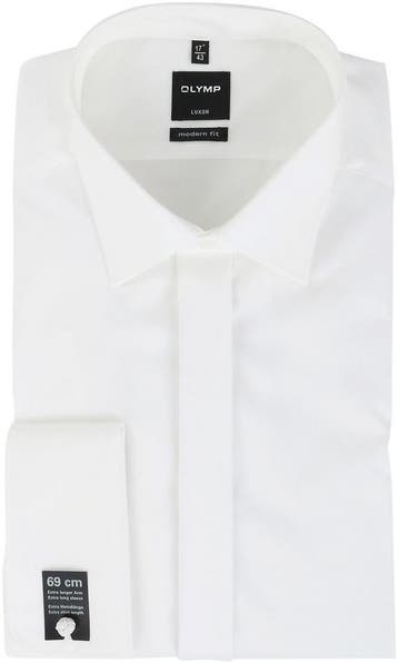 OLYMP Luxor Sleeve 7 Trouwoverhemd Off White maat 45 Heren, Verzenden, Nieuw, OLYMP