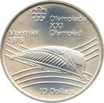 10 Dollars olympische-spelen 1976 Canada, Postzegels en Munten, Munten | Amerika, Verzenden, Noord-Amerika, Losse munt, Zilver