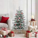 vidaXL Kerstbal Set 40 pcs Rood en Groen Kunststof, Diversen, Kerst, Verzenden, Nieuw