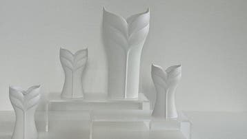 Rosenthal - Uta Feyl - Vaas (4) - Calla - Biscuit porselein, Antiek en Kunst