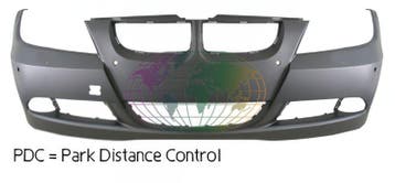 VOORBUMPER primer mistl.+PDC gaten, Auto-onderdelen, Verzenden, Nieuw, Deur