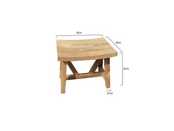 Stool voetenbank teak, Ophalen of Verzenden, Nieuw